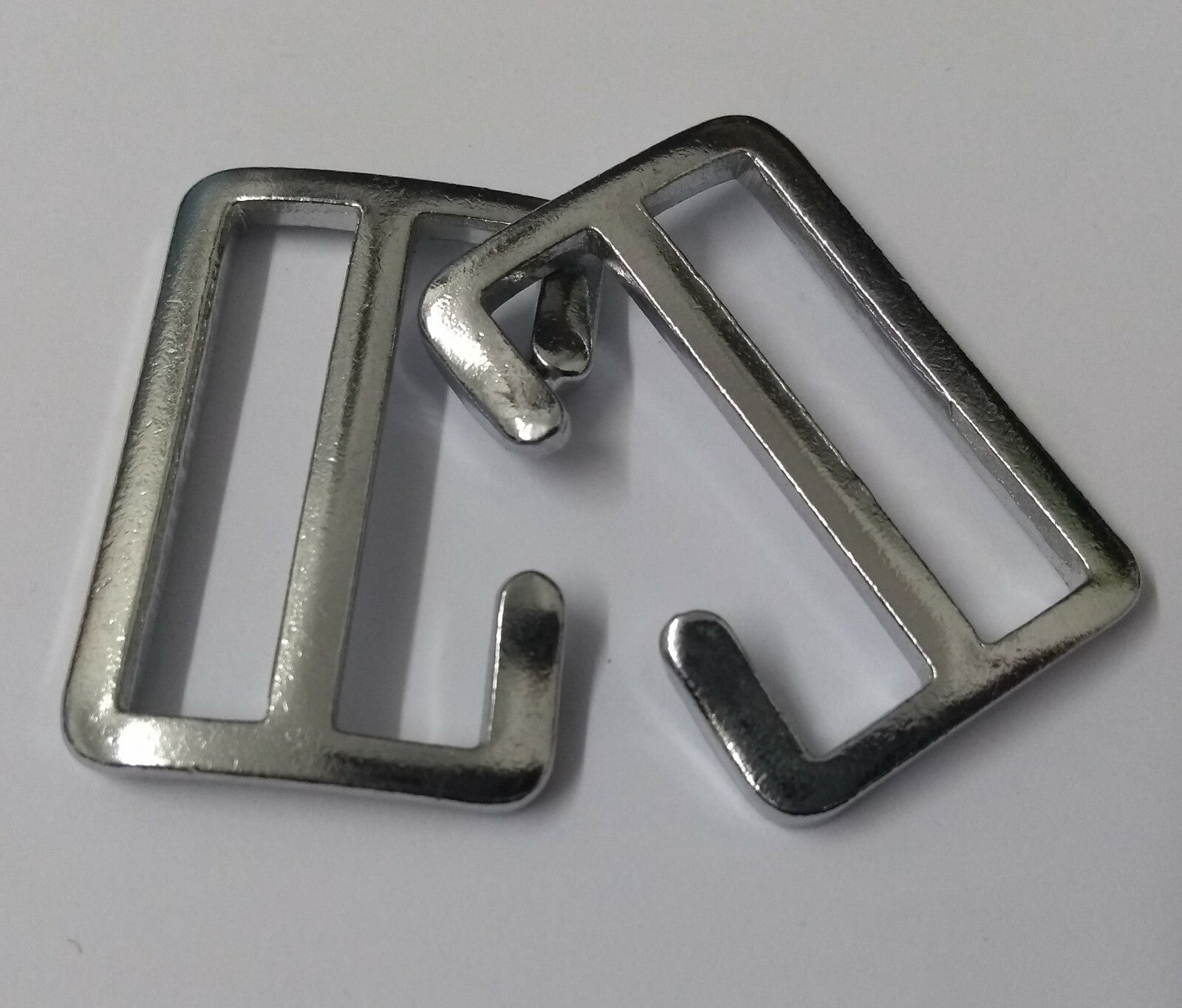 Genuine British Issue 1 1/4" Chrome Plated Rifle Sling Buckles X2 STD53