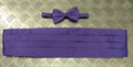 Cummerbund & Bow Tie Set Purple Large Size Spec Officers Mess Dress