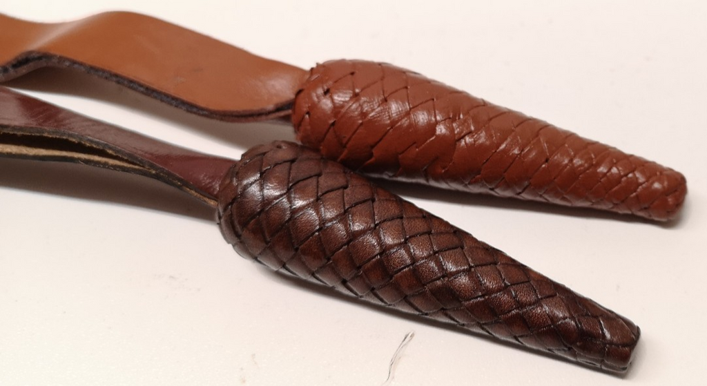 Officers Ceremonial & Parade Dark & Light Brown Leather Sword Knots