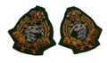 RADC Collar Badges British Army Dress Hand Embroidered Royal Dental Corps 1 Pair