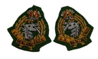 RADC Collar Badges British Army Dress Hand Embroidered Royal Dental Corps 1 Pair