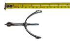Swan Neck Spurs Short British Army / Boots Chrome / Silver Finish