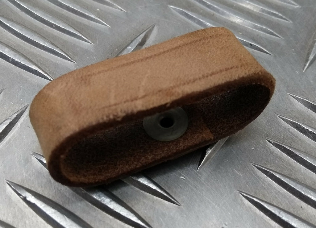 Genuine Vintage Tan Brown Leather Belt Slide / Stay Max 4.5cm Belt