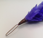 Purple Feather Hackle Plume