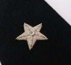 Qatar Winter Slides Shoulder Epaulettes Silver Braided