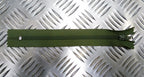 Genuine British YKK 8" Closed End Green Zip / Zipper H Duty