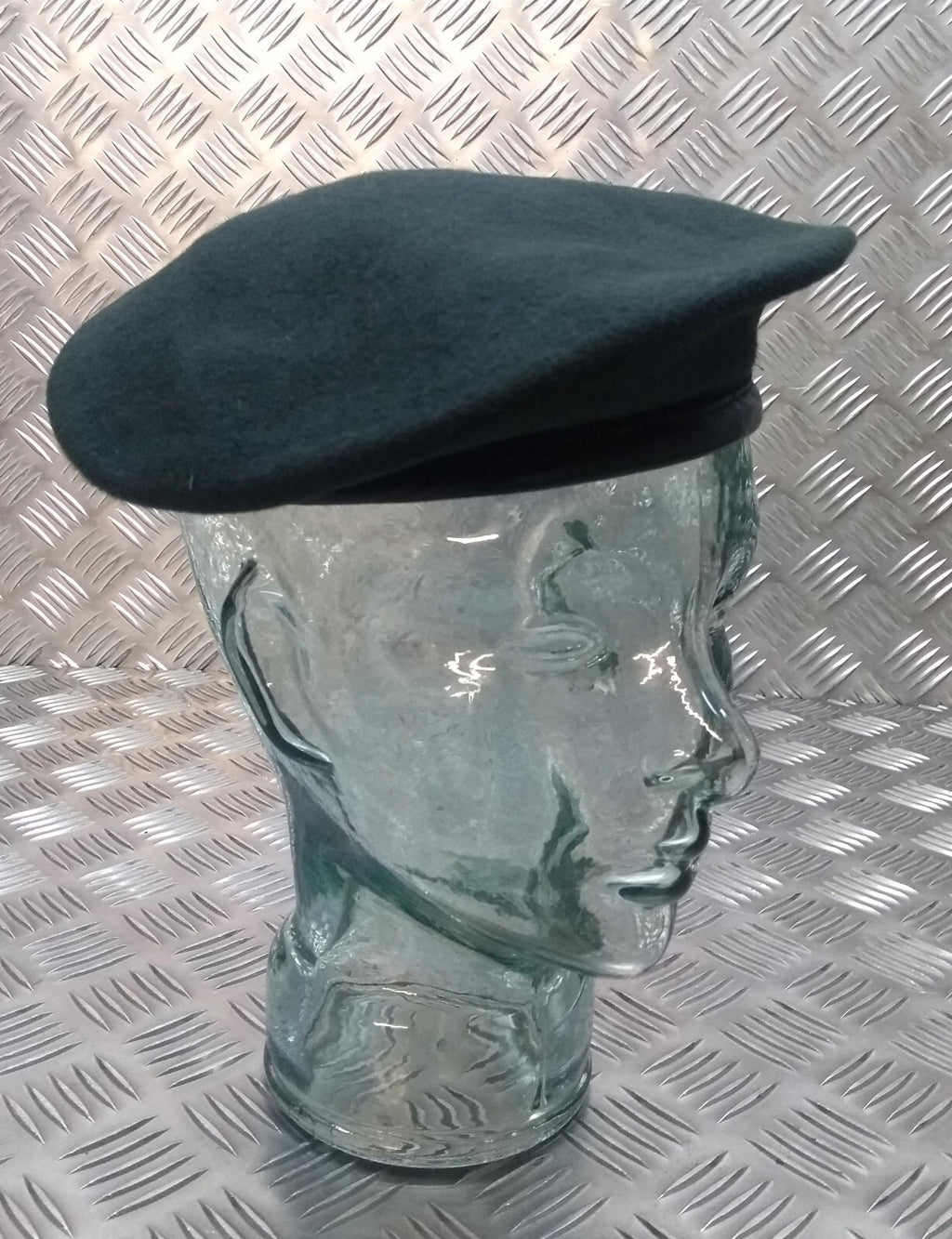 Light Infantry LI Rifle Green Wool Beret. Genuine British Issue Size 56cm - NEW