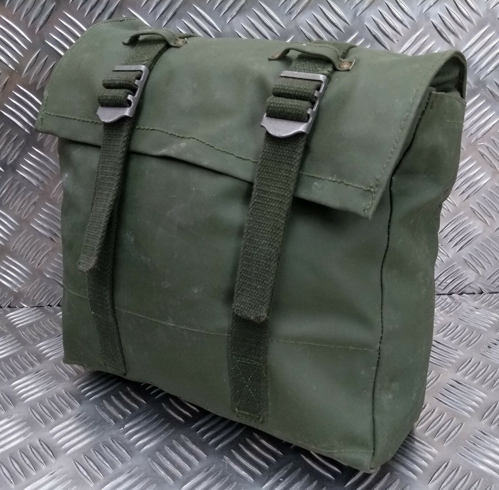 Vintage Pack Vinyl Heavy Duty Back Pack Pannier Side Bag
