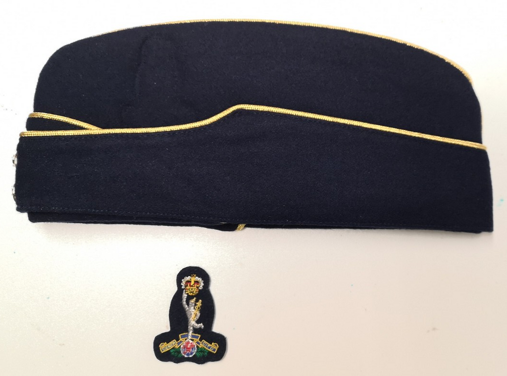 British Side Cap Royal Signals Forage Hat With Badge Size 56cm