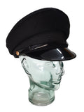 Army Cap No1 British Black Officers Oak Leaf Band By Goldings Headwear 58cm
