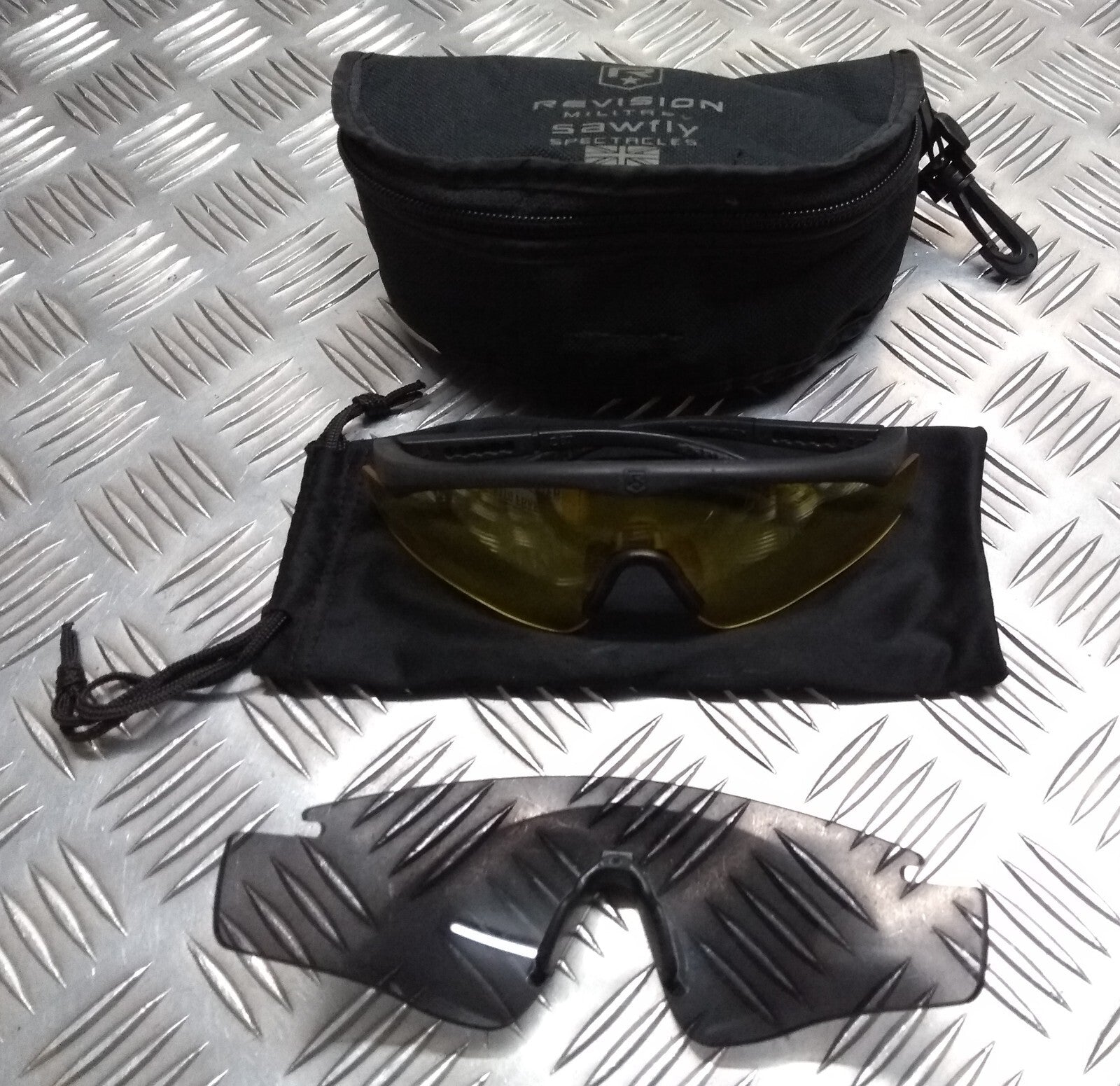 Army Ballistic Glasses Revision Version 2 Hi Contrast Yellow & Smoke Lenses