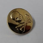 Skull & Crossbones Flat Rig Back Blazer Buttons London Button & Badge Company