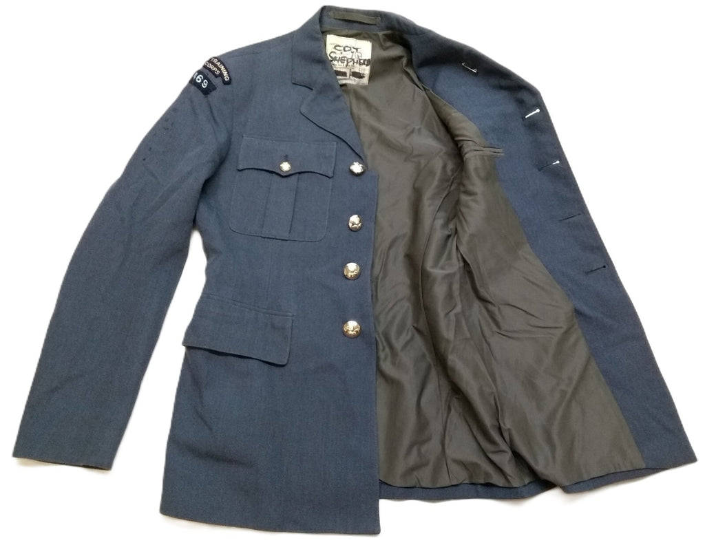Vintage No1 Jacket RAF Royal Air Force Blue Grey Colour 469 SQDN Lowestoft Old Pattern