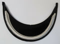 Genuine British Made Senior Officer 11/16" Silver Braid Dress Cap Peak New