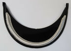 Genuine British Made Senior Officer 11/16" Silver Braid Dress Cap Peak New