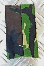 Woodland DPM Camo Captain 3 Pips Rank Slide - NEW