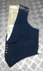 RAF Royal Air Force Vintage Mess Dress Waistcoat Airforce Blue Grey Colour by R.E City
