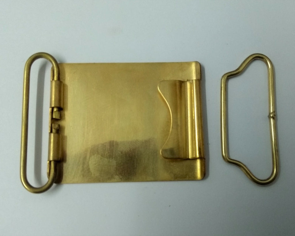 Genuine Issue Plain Plate Ceremonial and Parade 2¼" Belt Buckle