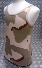 100% Cotton US Tri Desert Camo Sleeveless Vest Singlet Tank Top All Sizes