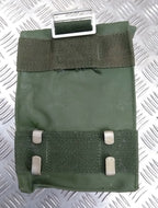 Genuine Vintage Swedish Green Vinyl PVC Side Utility Ammo Pouch