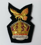 Genuine British Made Issue Gold Wire Braided Insignia Badge