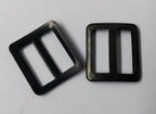 Subdued Metal 3/8" Strap Buckle Slider Stay 1 Pair STD83