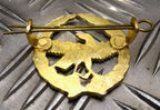 Zambian AF Eagle Metal Hat Badge - NEW