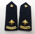 Barbados Shoulder Boards Officers Metal Insignia Genuine Defence Force Issue