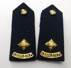 Barbados Shoulder Boards Officers Metal Insignia Genuine Defence Force Issue