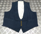 RAF Royal Air Force Vintage Mess Dress Waistcoat Airforce Blue Grey Colour with Marks