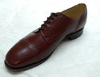 Sanders Guilford Shoes Brown Leather British Semi Brogues Gibson UK 10