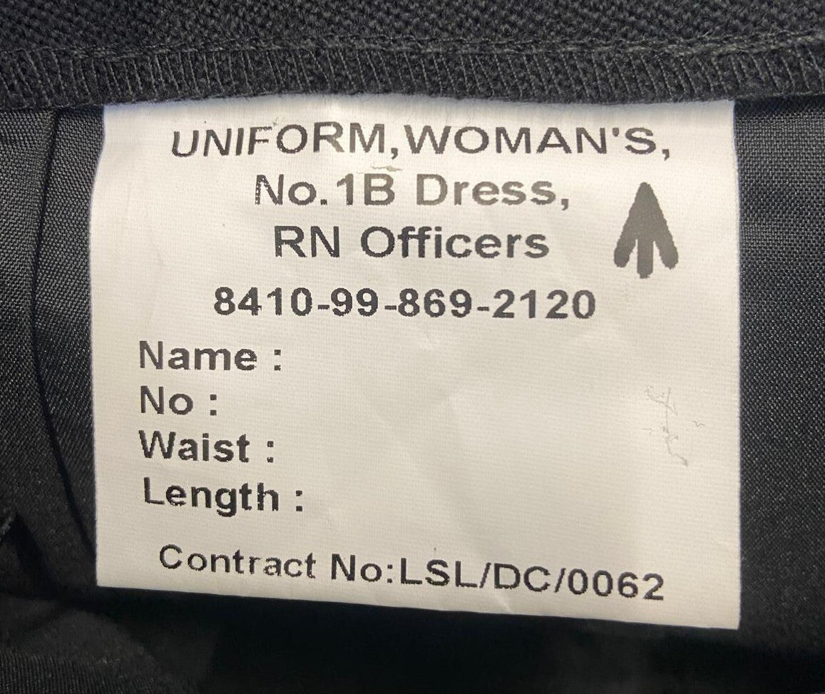 Skirt No1B RN Officers British Royal Navy Womans's WRNS Dress 92cm Regular New