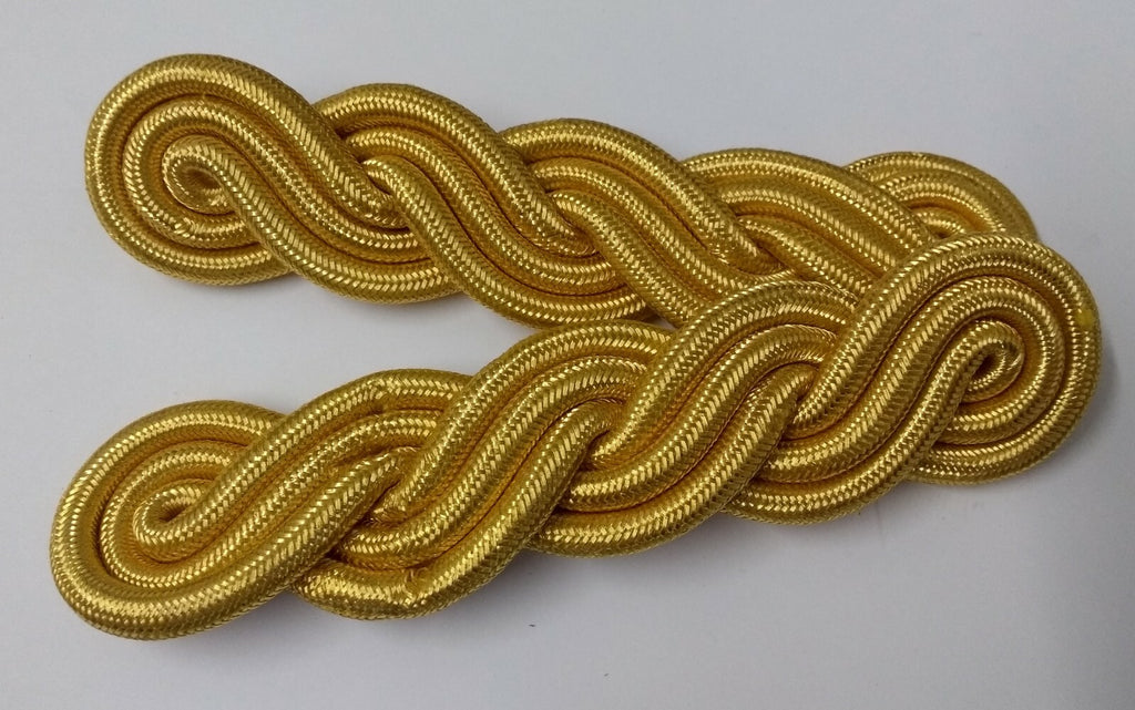 British Made Army Officers Issue Ceremonial Gold Colour Cords Shoulder