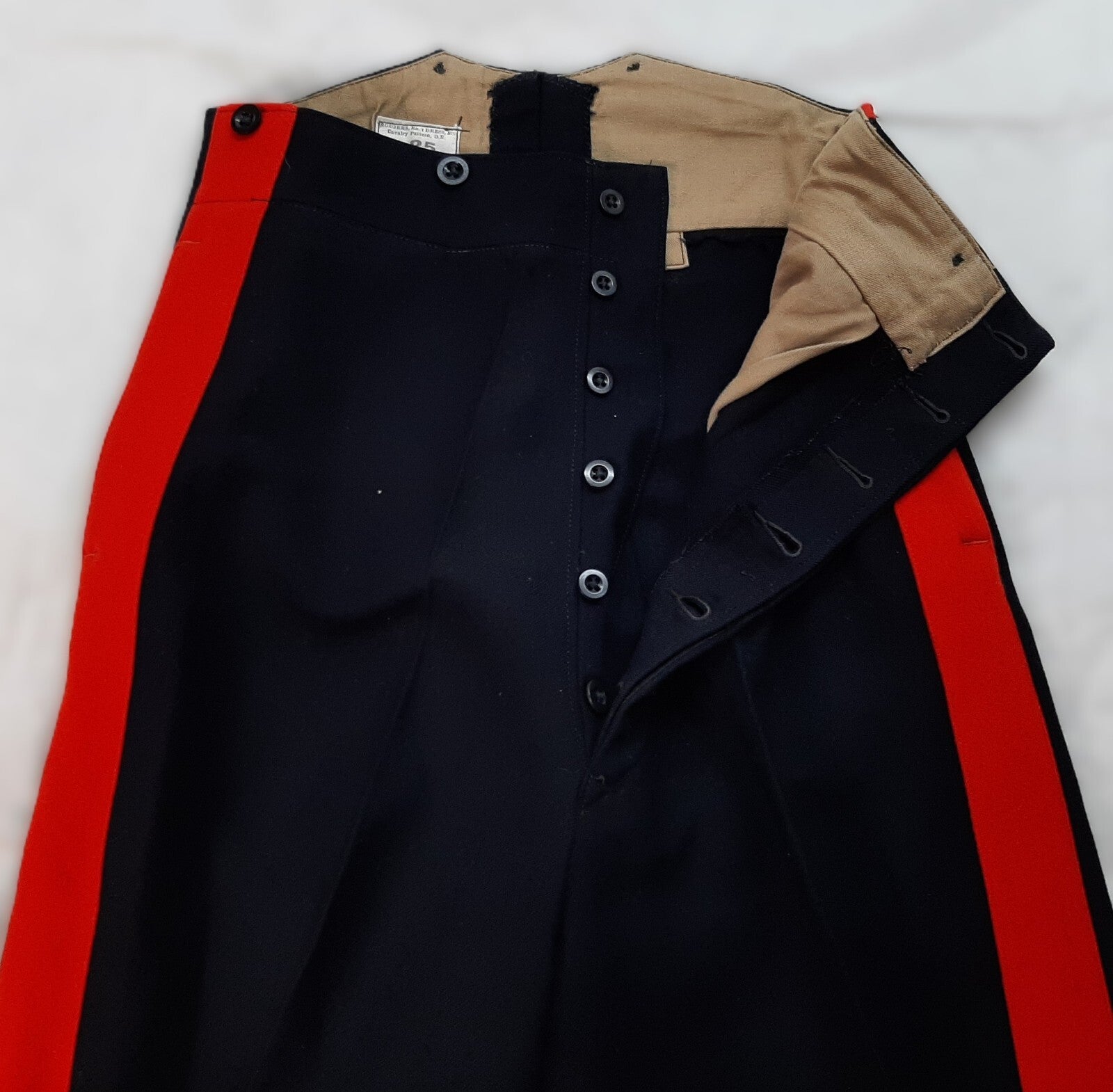 No1 Cavalry Trousers British Army Blues Dress Old Pattern Other Ranks W33"