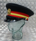 Abu Dhabi Hat UAE Insignia Buttons & Black Chinstrap Complete Officers Hat 56cm