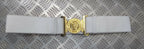 Mercian Regiment White Courlene Parade Belt With Buckle