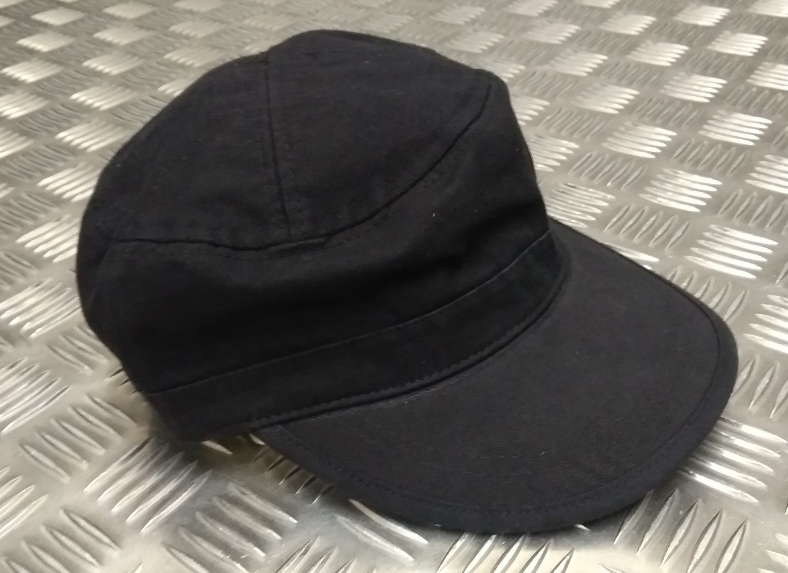 100% Cotton Military Type Stealth Special Ops Crap / Patrol Hat / Cap Black NEW