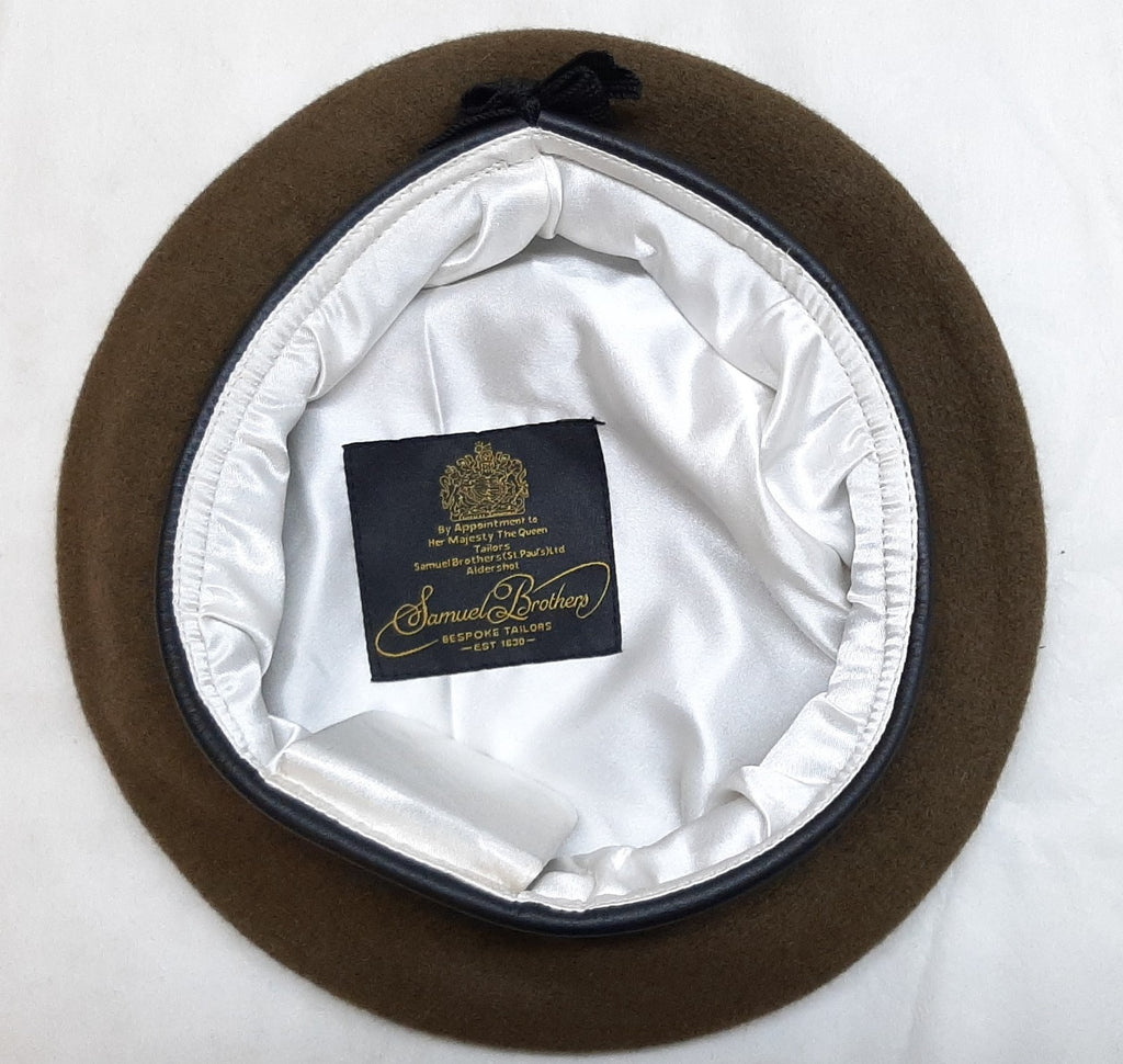 Beret Samuel Brothers British Officer Regimental Headwear No Insignia Size 54cm