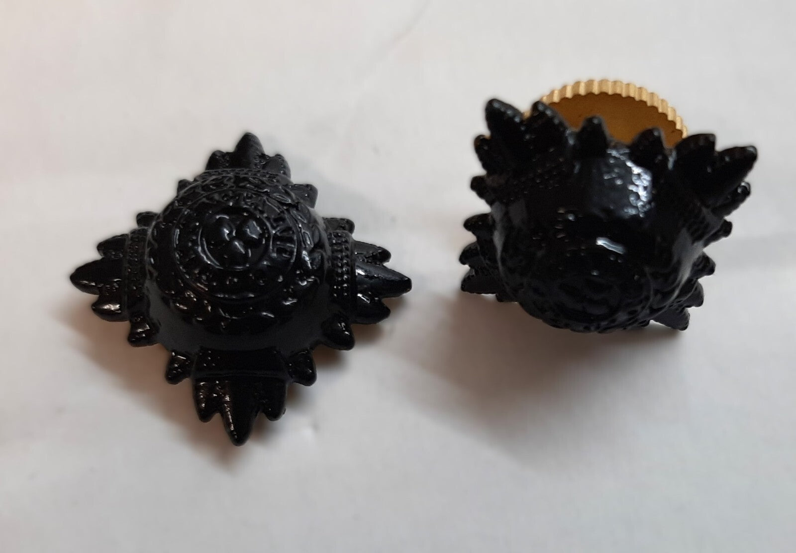 Rank Stars Pips British Army Black Subdued Officer Insignia Tria Juncta In Uno