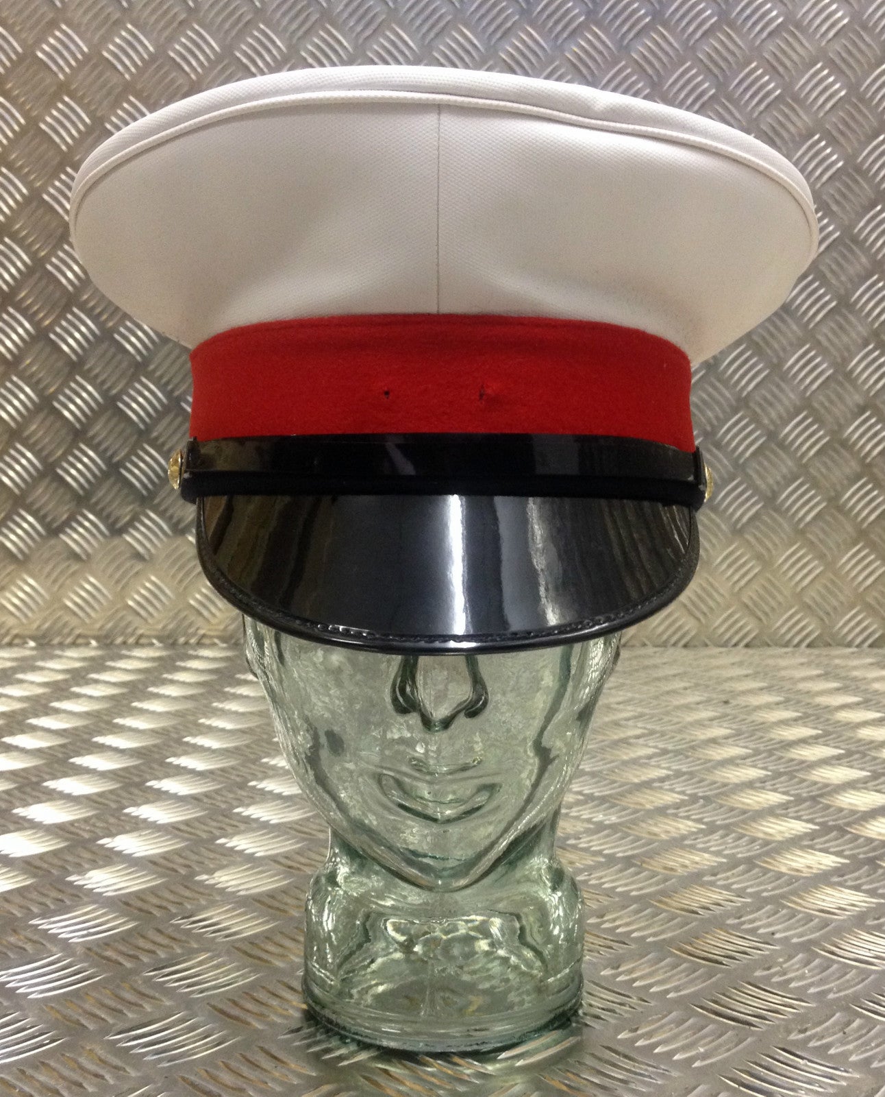 Royal Marines RM Peaked Dress Cap Male Captains Hat British - All sizes