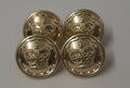 Genuine British Issue Royal Crown And Border Buttons 2 Pairs ASBT294