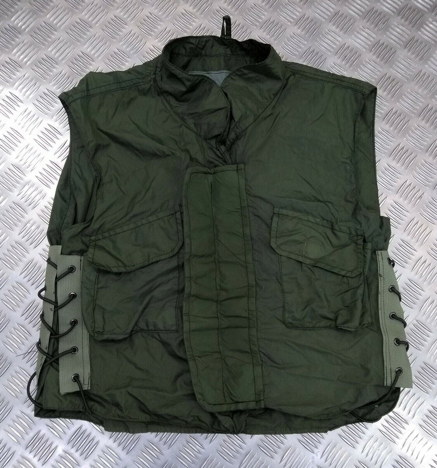 Genuine Issue 1980's IDF Flak Vest Cover Overdyed OD Green Airsoft S/M