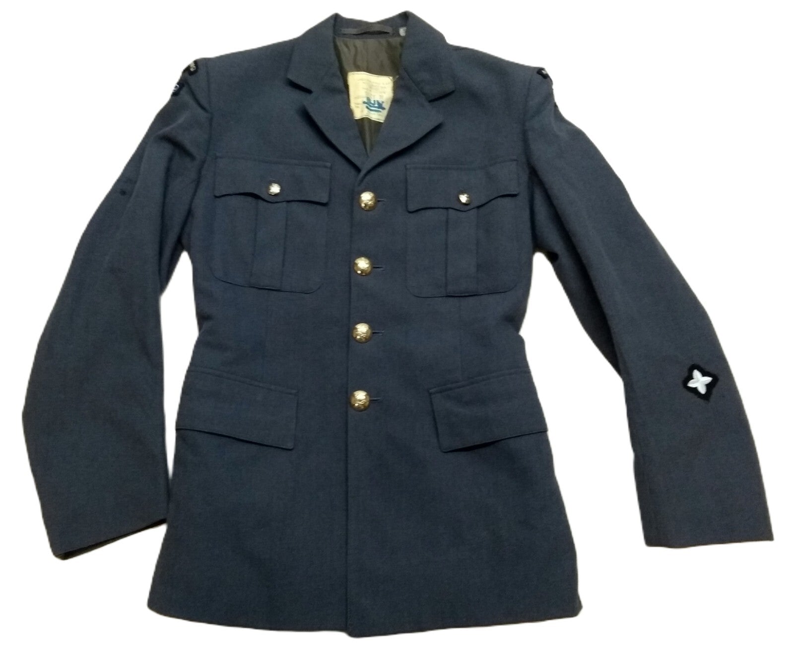 RAF Royal Air Force Vintage Jacket Airforce Blue Grey Colour 469 SQD Lowestoft