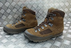 ITURRI Army Style Boots Hi Liability Combat / Patrol Brown Suede