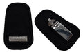 Rank Collar Badges 1 Silver Bar on Black With Metal Clip Fixings 1 Pair