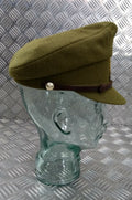 AGC Khaki No2 Dress Hat Complete With Buttons Badge and Chin Strap Size 54cm