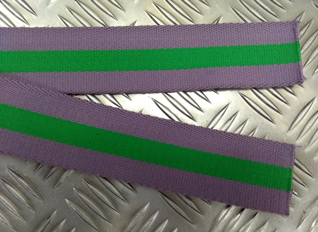 Genuine Issue Heavy Duty Cotton Canvas Two Tone Web Belt Material 4.5cm