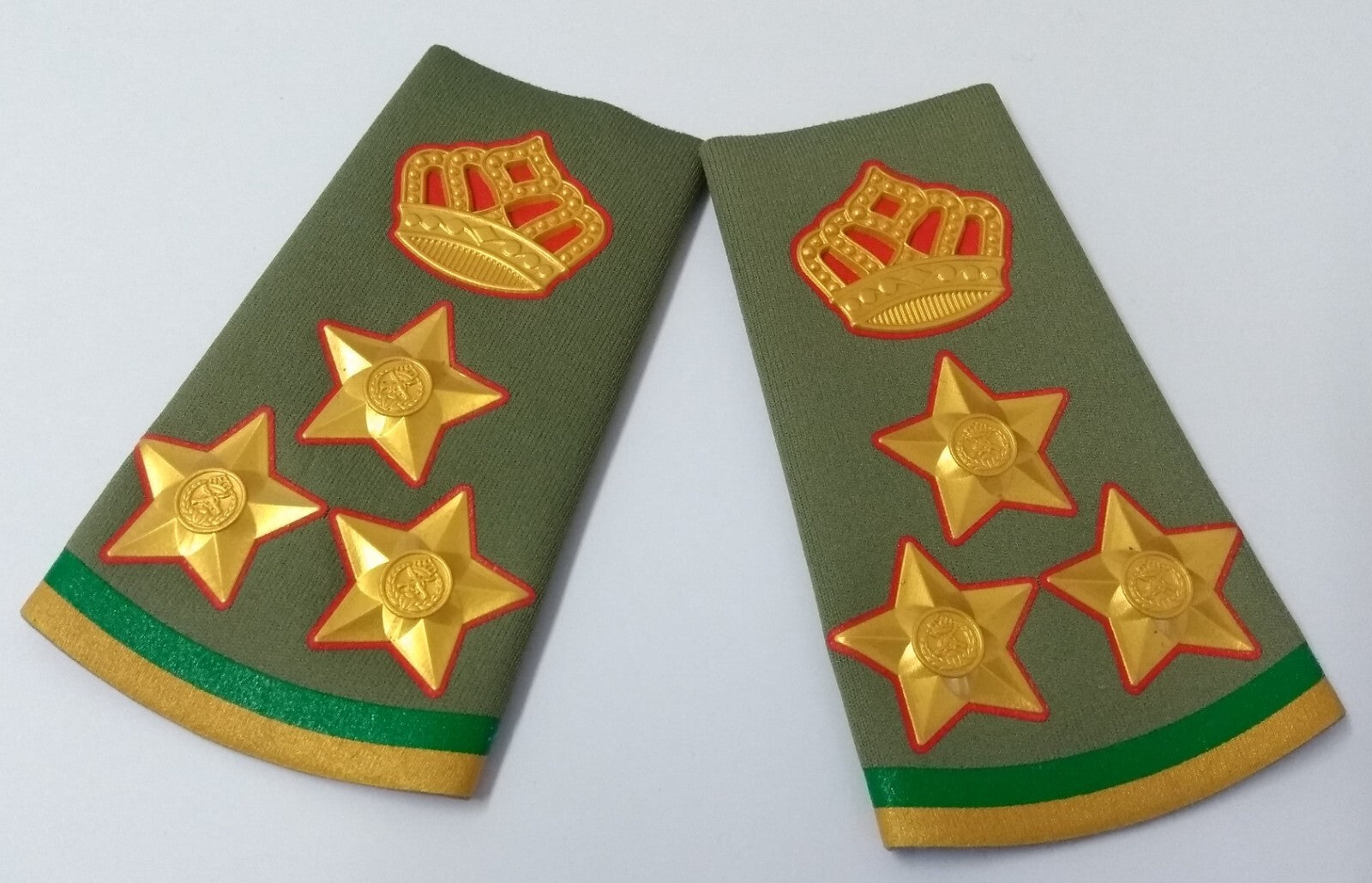 Kuwait Rank Slides Shoulder Epaulettes - NEW