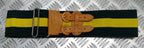 Jamaica 3rd Battalion JDF Two Tone Stable Belt With Double Leather Strap Buckles