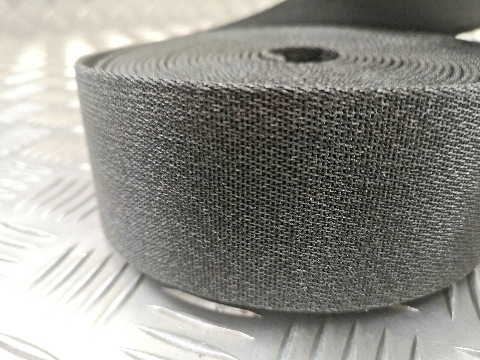 Mil-Spec Belting Ceremonial Black Courlene Belt & Strap Material Assorted Widths